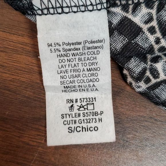 NEW NWT Gilli Melanie Style Swing Skirt Size Small Stitch Fix Black/Tan Ovals - Picture 5 of 6